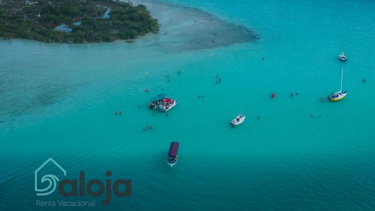 Villa Xtohil With Private Access To The Magic 7 Colors Lagoon Bacalar