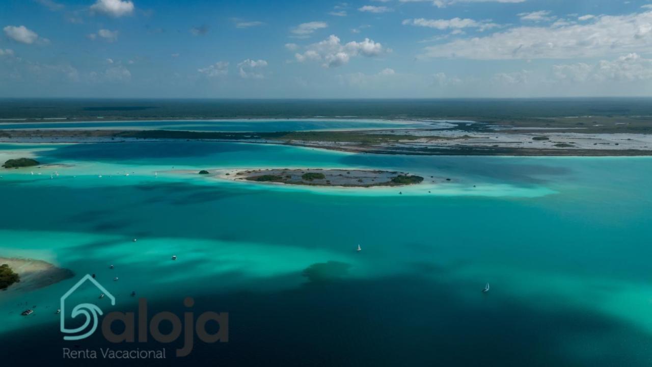 Villa Xtohil With Private Access To The Magic 7 Colors Lagoon Bacalar